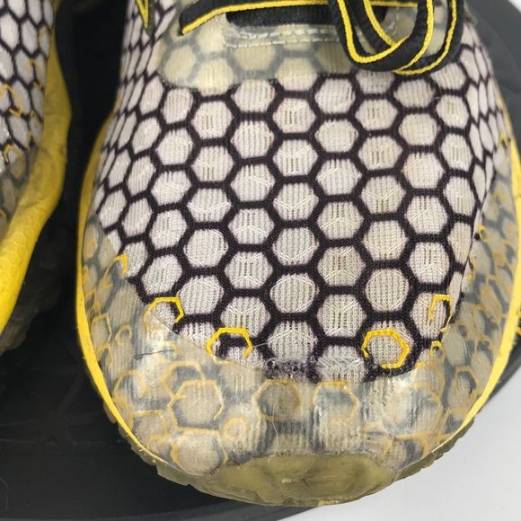 Mizuno Wave Prophecy 3 Gray/Yellow Athletic Running Shoes Men’s Size 11.5 - Picture 3 of 12